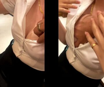 Em gái miền Tây cho khách sờ mó trên bàn ăn