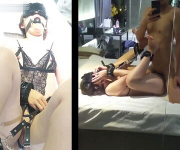 Tiếng rên vang phòng khi lần đầu em chơi BDSM