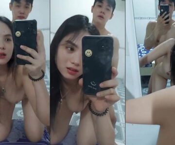 Em sinh viên kính cận lộ clip sex với người yêu sau khi chia tay – Phần 4