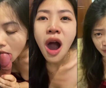 Xuất tinh đầy miệng em nuốt ngon lành